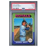 George Brett RC PSA 5 1975 Topps #228 Vintage Rookie Baseball Card