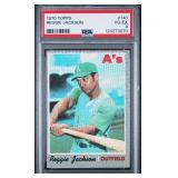 Reggie Jackson 2nd Year PSA 4 1970 Topps #140 Vintage Baseball Card