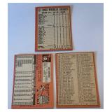 1969 Topps 3 Card Star Lot - Bunning, Gibson, Tigers WS - Vintage Baseball Cards