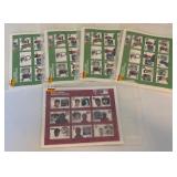 Lot of Major League Baseball in Stamps Sets