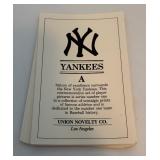Yankee Greats 20 Card Set Mickey Mantle