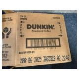12 Cartons Of Dunkin Powdered Instant Coffee