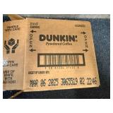 12 Cartons Of Dunkin Powdered Instant Coffee