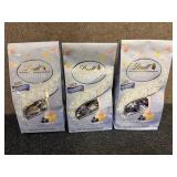 3 Bags Of Lindt Blueberries And Cream Chocolates