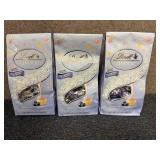 3 Bags Of Lindt Blueberries And Cream Chocolates