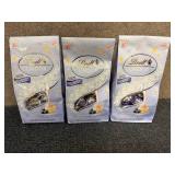 3 Bags Of Lindt Blueberries And Cream Chocolates