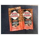 2 Bags Of Bbq Dots Pretzels