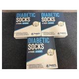 3 X 4Ct Pack Of Diabetic Socks
