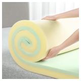 ZINUS 3 Inch Green Tea Memory Foam Mattress Topper, Pressure-Relieving Layers, CertiPUR-US Certified, King