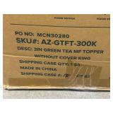 ZINUS 3 Inch Green Tea Memory Foam Mattress Topper, Pressure-Relieving Layers, CertiPUR-US Certified, King