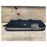 CLC 11 in. W X 12 in. H Polyester Tool Bag 32 pocket Black/Tan 1 pc