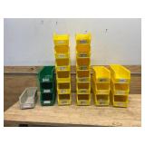 Various parts bins