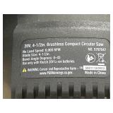 Klutch 20v 4-1/2  Circular Saw and Reciprocating Saw with 4ah Battery (no charger)