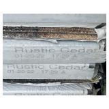 TAMKO Pallet of 42 Bundles of- 12-1/4 x 12 Hip and Ridge Rustic Cedar Hip and Ridge Cap Roofing Shingles (33.3 lin. ft. Per Bundle) Retail Value of $2,519