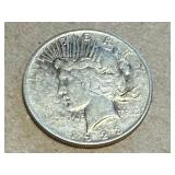 1923 D Peace Dollar