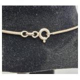 Vintage Sterling Silver & Larimar Necklace