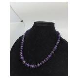 925 Sterling Silver Natural Amethyst Necklace - 436.1 Carats, 87.3 grams