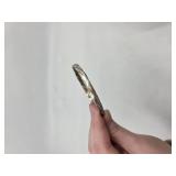 Taxco Sterling Silver Bangle Bracelet- 8"
