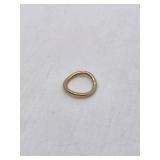 Vintage Niessing Modernist Two-Tone 950 Platinum & 14k Gold "Setario Wave" Ring- Size 7.5