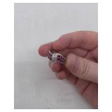 10K Gold, Ruby & Diamond Ring- Size 6.75, 4.71 grams