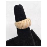 14K Gold Art Deco Ring- Size 5, 2.16 grams