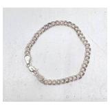 Sterling Silver Chain Bracelet- 7"
