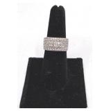 Sterling Silver Cubic Zirconia Ring- Size 6.5