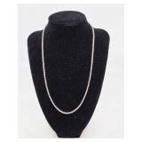 Sterling Silver Chain Link Necklace- 6.27 grams