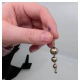 Sterling Silver Dangling Tiered Earrings