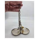 1874 Antique Elgin Coin Silver Painted Enamel Dial Pocket Watch