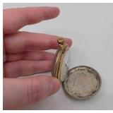 Antique Elgin Sterling Hunter Style Case Pocket Watch