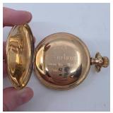 Vintage 14K Gold Waltham Hunter Case Pocket Watch - 135.16g