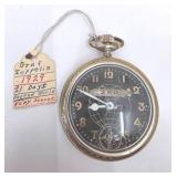 Very Rare Antique1929 Graf Zeppelin "21 Days Around the World" Pocket Watch