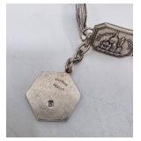 Antique Paris Landmark Souvenir Bracelet & Fob