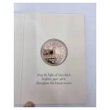 1980 William Shoyer Franklin Mint Hannukah Bronze Coin