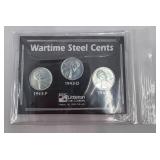 Littleton Coin Company 1943 Mint PDS Wartime Steel Cent Set