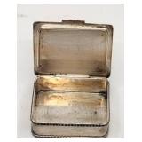 Antique Silver Trinket Box - 140.58g