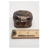 Very Cool Antique Silver Trinket Box - 78.86g
