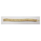 Heavy Marked 14k Bracelet - 8.5" Long - 52.15g