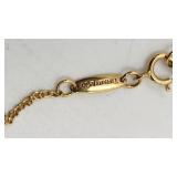 Beautiful Tiffany & Co Elsa Peretti "Open Heart" Necklace in 18k Gold - 16" Chain