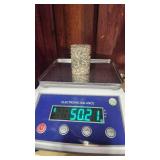 Antique Asian Dragon Motif Silver Trinket Container - Hallmarked - 50.21g