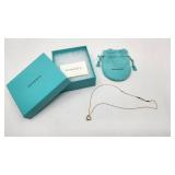 Beautiful Tiffany & Co Elsa Peretti "Open Heart" Necklace in 18k Gold - 16" Chain