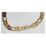 Heavy Marked 14k Figaro Link Chain - 21" - 61.00g
