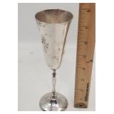 Vintage Sterling Silver Champagne Flute - Marked "925" - 155.68g
