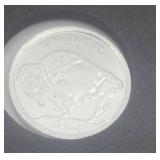 Brilliant Uncirculated .999 Fine Silver Buffalo Round