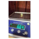 Gorgeous Antique 14k Over Sterling Jade and Enamel Brooch - 6.65g