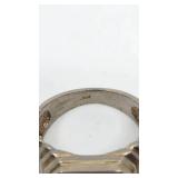 Retired Jewelry Makers Lot #2 - 4 Gold Ring Blanks - 1 Stamped 14K - 31.66g