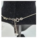 Sterling Silver & 12k Gold Necklace w/ Amethyst, Garnet, and Peridot