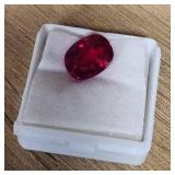 Beautiful 8.82 Carat Oval Ruby w/ COA