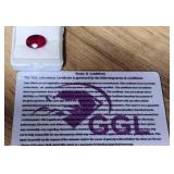 Beautiful 5.82 Carat Oval Ruby w/ COA